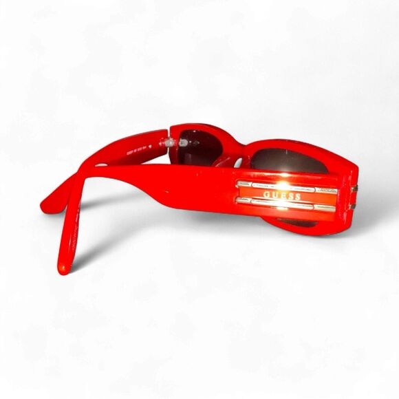 GUESS NWT Vibrant Red Sunglasses - Picture 5 of 14